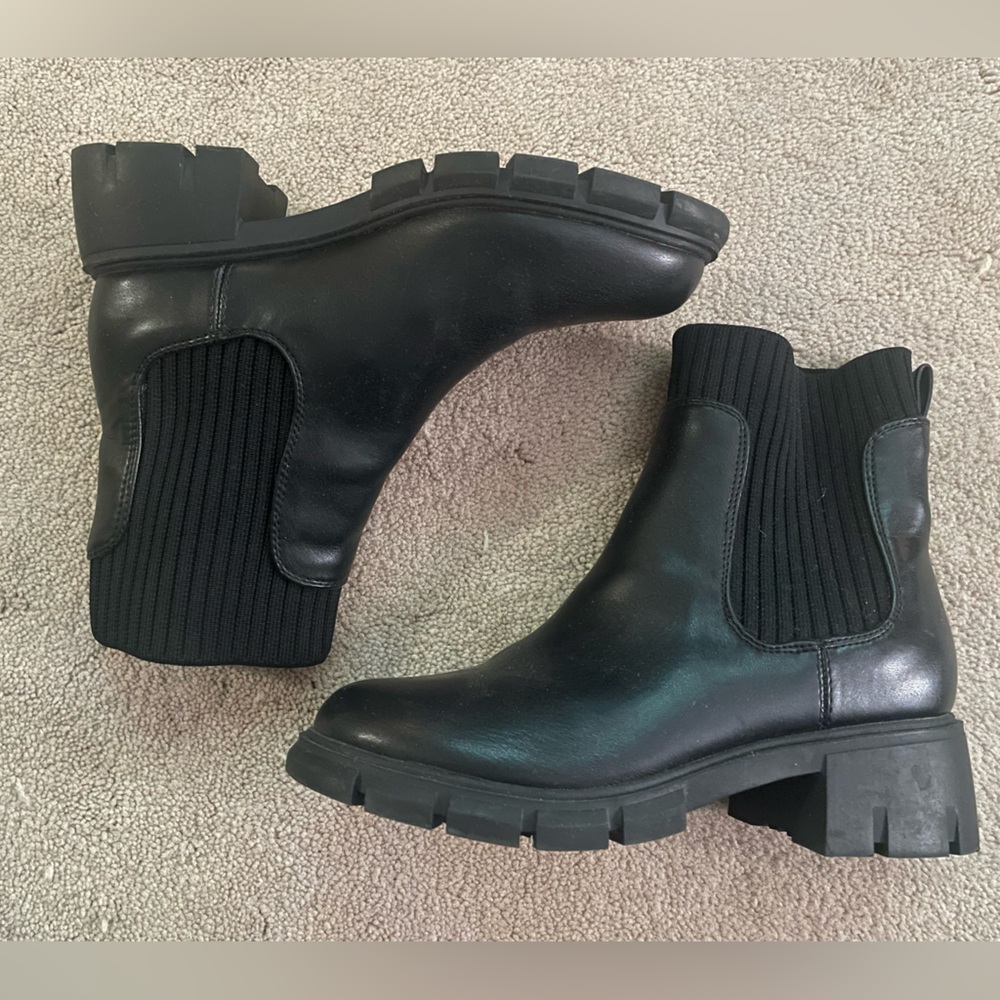 NEW Black Platform Ankle Boots
